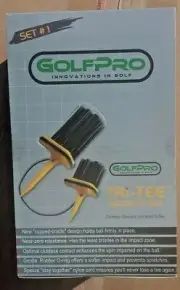 GOLF TRI-TEE BRISTLE BRUSH TEES 2 3/4" Optimal Contact Driver/Wood (48 TEES)