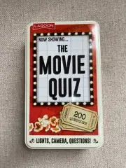 2020 LAGOON THE MOVIE QUIZ 200 TRIVIA QUESTIONS CARD GAME NEW IN TIN