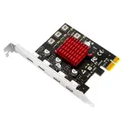 PCIE Expansion Card PCIE to 4 Port USB3.2 Gen1 Type-C Expansion Card3783