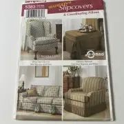 "Traditional Slipcovers & Coordinating Pillows" ©2003 Simplicity Pattern 5383