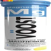 VÖOST Magnesium Natural Citrus Effervescent Tablets 20 Pack