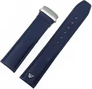 [EKSIL] Genuine Leather Watchband For MAURICE LACROIX Watch Strap 20mm 22mm Folding Buckle Leisure Business Cow Leather Bracelet