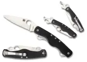 Spyderco Knives ClipiTool Standard Liner Lock Black G-10 C208GP Pocket Knife