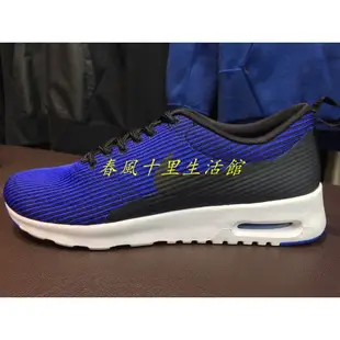 現貨 NIKE WMNS AIR MAX THEA JACQUARD 黑藍 條紋 復古 慢跑鞋 718646-006爆款