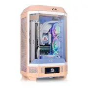 Thermaltake The Tower 300 Tempered Glass Micro-ATX Tower Case - Peach Fuzz Edition [CA-1Y4-00SKWN-00]