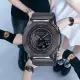 【CASIO 卡西歐】G-SHOCK 韓國女團 ITZY 玩美時尚 黑灰 金屬錶殼 八角形錶殼(GM-S2100B-8A)