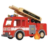 在飛比找誠品線上優惠-Le Toy Van經典倫敦消防車木質玩具組/ TV427