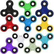 Iconikal Fidget Spinner Random Color Bulk Assortment Set, 24-Pack