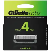 在飛比找蝦皮商城優惠-Gillette 吉列Labs極光系列刮鬍刀頭（4刀頭）