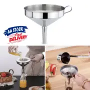 Filter 14cm Stainless Steel Wide Mouth Detachable Strainer Liquid Funnel