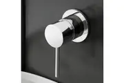 Cefito Basin Mixer Wall Tap Round Brass Faucet Shower Bathtub Chrome
