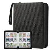 Trading Card Binder with Sleeves 9 Pocket Card Binder Premium 720 Double Side...