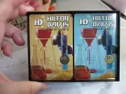 Advertising playing cards. Hilton Davies Science lab glass, equipment