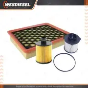 Wesfil Oil Air Fuel Filter Service Kit fits Saab 9-3 1.9L TTiD 05/08-12/10 (for: Saab)