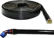 Flame Retardant Sleeve Tube Protector - Pipe Heat Protector - Glass - Fiber Heat Tube Wrap - Fiberglass Heat Wire Screen Sleeve - Automobil Ear