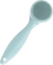 DECOMELODY Silicone Facial Clean Brush for Deep Pore Cleansing Manual Exfoliating Tool for Gentle Skin Grade Silicone Comfortable Brush Head for Blackhead Removal