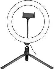 Professional Circle Lamp with Variable Fill Light,Studio Lighting for Streaming - Perfect for Live Streaming, Selfies & Video Shoots - Easy USB Power & Mobile Phone Compatibility