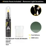 Touch Up Paint For Renault Trucks All Models 03919 Vert With Polish Paste