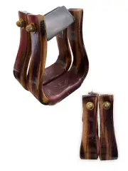 Nettles The Flatbottom Rustic Wrangler Premium Western Stirrup