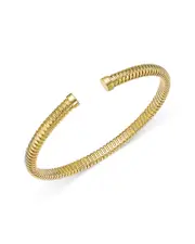 Bloomingdale's Fine Collection Tubogas Cuff Bangle Bracelet in 14K Yellow Gold