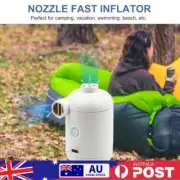 Quick-Fill Inflator Pump with 4 Nozzles for Swimming Ring Pool Floats Air Bed
