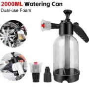 2L Car Wash Foam Sprayer Hand Held Pump Wash Spray Bottle Snow Foam Detailing #T