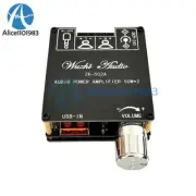 2.0 Bluetooth 5.1 Power Audio Stereo Amplifier Board 50W*2 ZK-502A 2 Channel