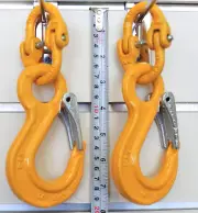 2X (Hammerlock + Eye Sling Hook) 7/8Mm WLL 2000Kg (Breaking 8000Kg) for Trailer