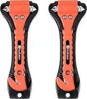 Car Safety Hammer Set of 2 Car Window Breaker, Glass Breaker, Window Breaker Seatbelt Cutter, Emergency Escape Tool Auto car Emergency kit car Safety kit