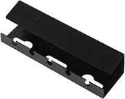 Under Desk Wire Management,Cord Hider Organizer Rack | Adhesive Concealed Cable Rack No Drill Organizer for Gaming Setup Computer Standing Desk Work Area