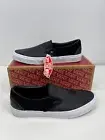 Vans Classic Checkerboard Slip-On Black Leather / Suede Men's Women's Pick Size