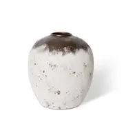 E Style Marlow 42cm Ceramic Plant/Flower Vase Tabletop Home Decor White/Grey