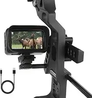 Compound Bow Night Vision Goggles, 4K Night Visions Binoculars, 3“ HD Screen Binoculars, 1700MAH, for Compound Bow Hunting (Mounting Bracket+Night Vision Goggles)