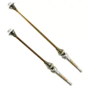 KCNC Grooving QR MTB Titanium Axle Hub Skewer , Silver