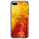 TOTU iPhone8/8Plus/7/7Plus手機殼防摔殼鋼化玻璃背板全包 火焰