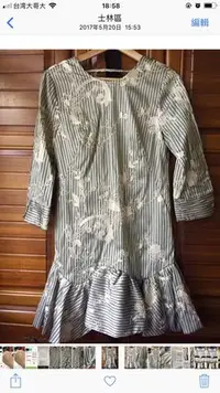 在飛比找Yahoo!奇摩拍賣優惠-ISABELLE WEN 溫慶珠 全新 刺繡洋裝