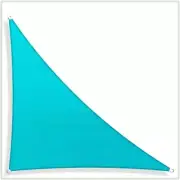 COLOURTREE Sun Shade Sail 288"x407"x288" Turquoise Right Triangle Screen Canopy