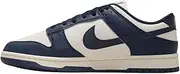 [Nike] Dunk Low Next Nature Women's Shoes (FZ6770-001, Phantom/Pale Ivory/Metallic Gold/Obsidian), Blue Ivory Gold, 7