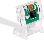 DIGISHUO Pi Camera 5MP 1080p Camera Module with Holder/Cable |with OV5647 Sensor Video Webcam | for Raspberry Pi 4B/3B 3B+ 2B | Camera with Flex Cable | with Transparent Holder Case