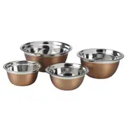 Academy Edwin Mixing Bowls 4Pcs Cooking and Baking Batter Bowls