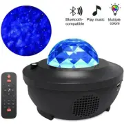 Starry Sky Ocean Light Remote Control Projection Lamp Bluetooth-compatible Music