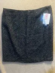 NWT Jaclyn Smith Anniversary Collection Sz 12 Heather Grey Pencil Skirt C04