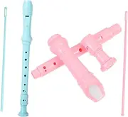 SWOOMEY Set of German Soprano Recorders for Boys and Girls Educational Musical Instruments Sensitive Material Easy to Learn