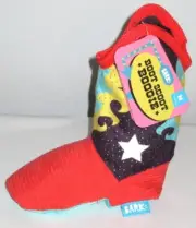 Bark Box Dog Toy BOOT SCOOT BOOGIE 6" M 20-50 lb Squeaks Yee Howl, Nashville