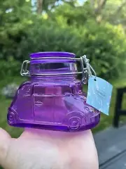 Contained Art Airtight Glass Container Canister Purple Car 250 mL Lavender Fog