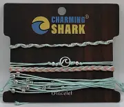 Charming Shark Assorted 4 Per Pack Bracelets Or Anklets 008303
