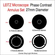 27mm Phase Contrast Set for Leitz Microscopes Retrofit Compatible