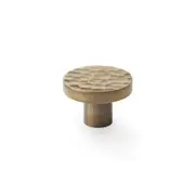 Alexander and Wilks Hanover Hammered Cupboard Cabinet Knob 38mm