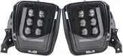 1 Pair 12V 3000K Lens Car Front Bumper Fog Lights White Light Fit For Dodge RAM 1500 2013-2018 Headlight Assembly
