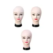 Female Bald Mannequin Head Wig Model Head Stand Cosmetology Wig Stand
